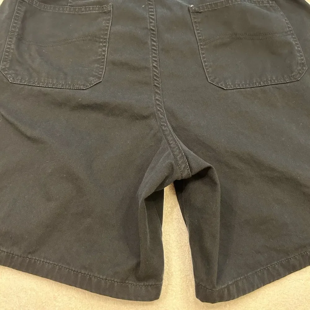 Lee Navy blue Flat Front Shorts Casual Style size 14